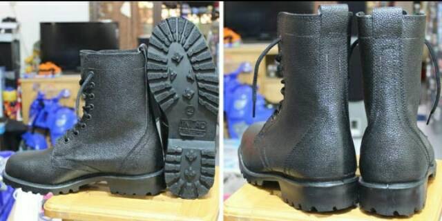 SEPATU PDL KULIT JERUK/SEPATU TNI/SEPATU LAPANGAN