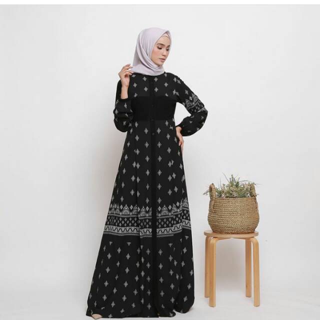 Miswa dress black L zerina banu