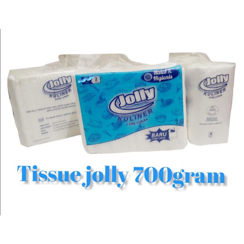 TISU JOLLY TISSUE JOLLY TISU WAJAH Facial tissue 700 gram JOLLY GIANT | tisu tisue makan toilet waja