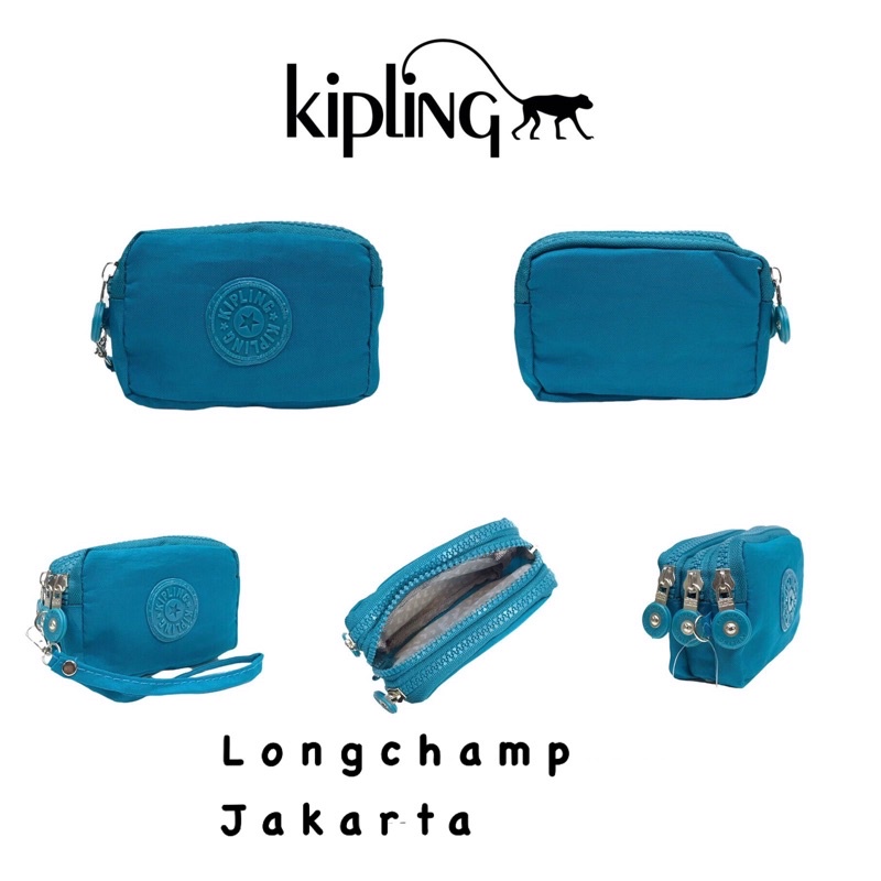DOMPET KOIN KIPLING 3 ZIPPER BEST SELLER