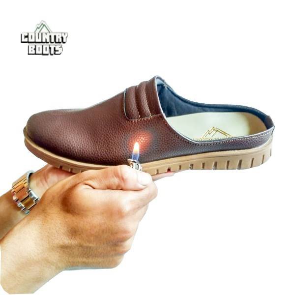 Sandal Slide Pria CB Selop Kulit Asli Original Brand Bustong Tutong SIze 39-43 Santai Simple