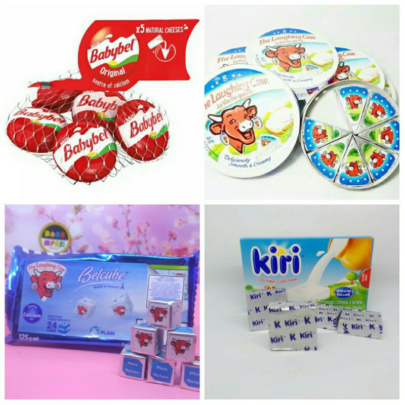 

KEJU BELCUBE / KIRI KEJU MPASI / ELLE VIRE / ANCHOR UNSALTED BUTTER ECER / SATUAN