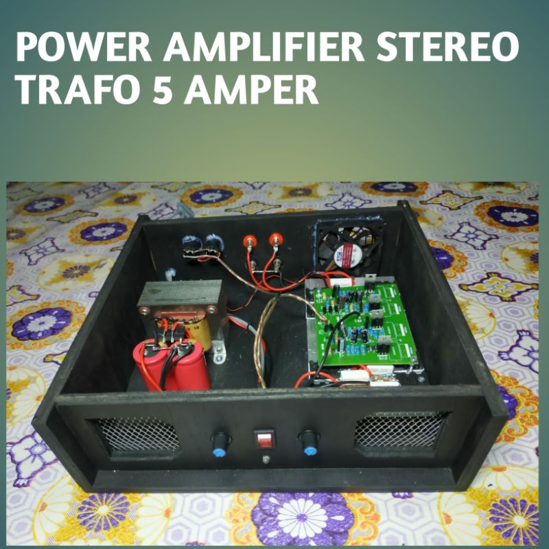 power amplifier 2 chanel trafo bell 5a