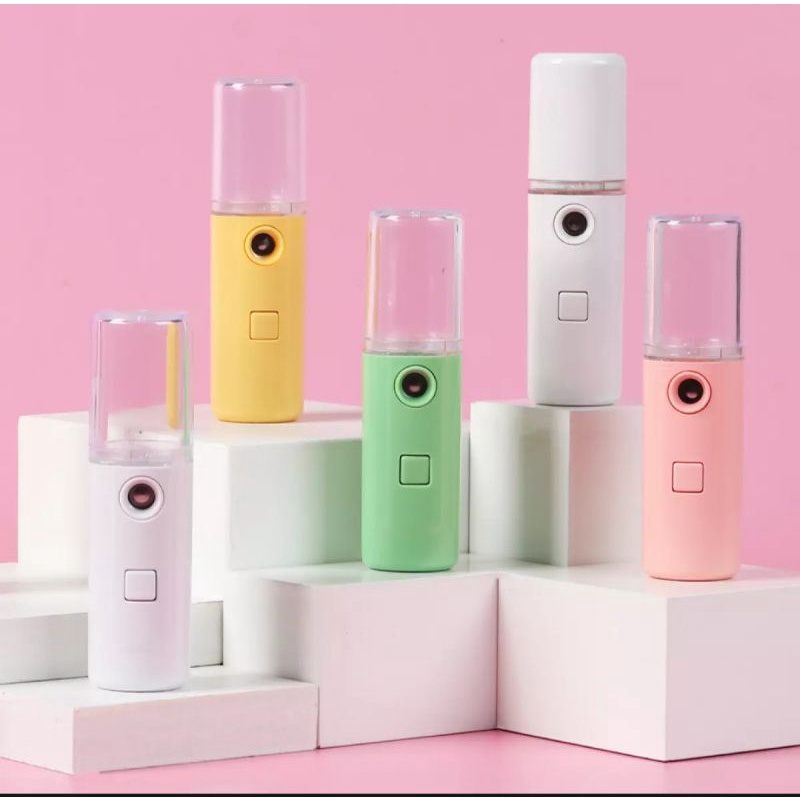 Nano Spray Mist Sprayer USB mini beauty care Facial Moisturizing uap
