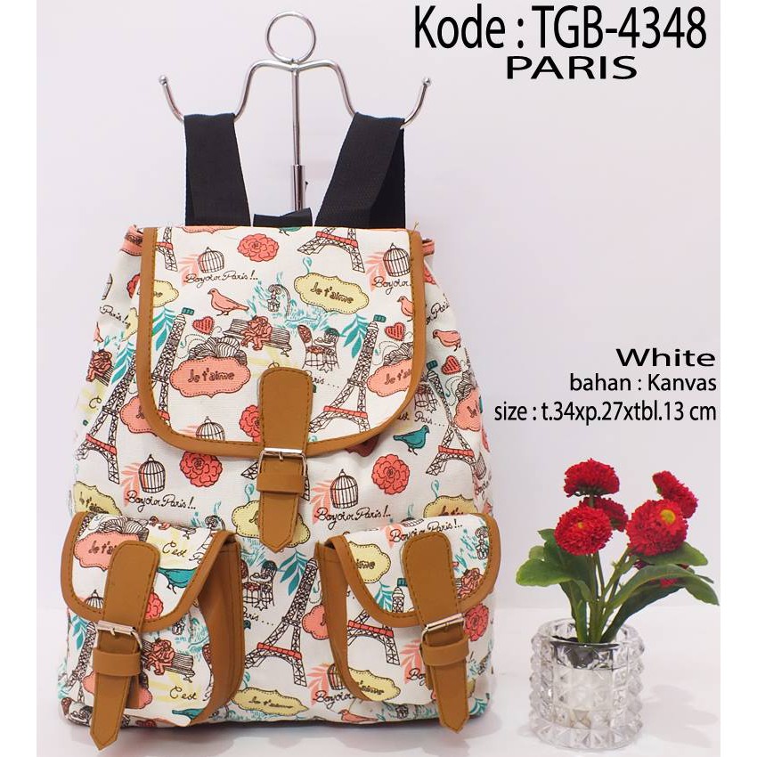Tas Ransel Paris Wanita / TGB 4348