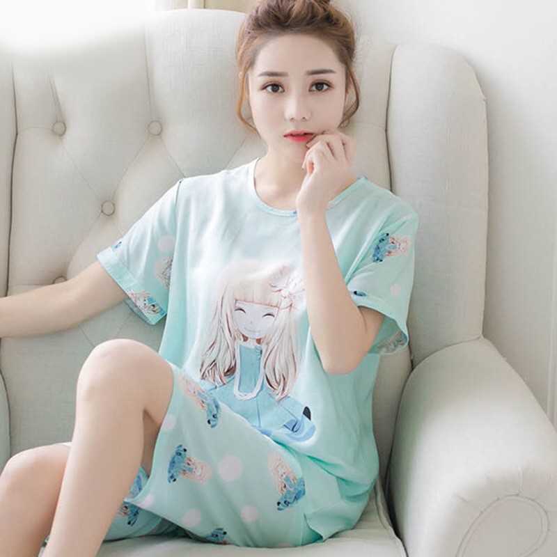 [ OBRAL / SALE  / TERMURAH ]Baju fashion tidur piyama wanita cewek bahan import murah BTB013