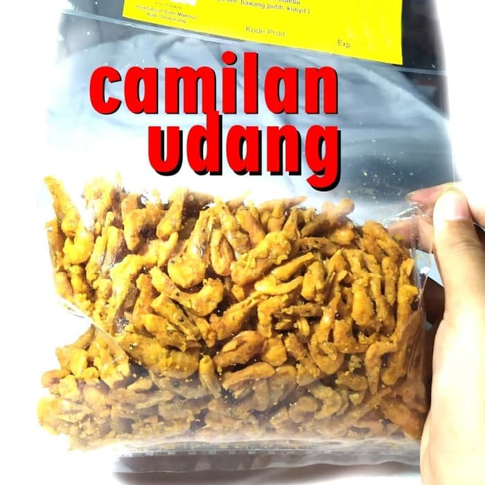 

camilan udang makanan kripik udang renyah bisa untuk lauk 200gr