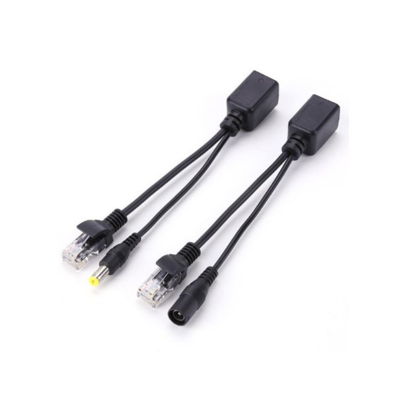 Kabel Poe Splitter / Kabel Poe Spliter / KabelPoe Injector 1 set hitam