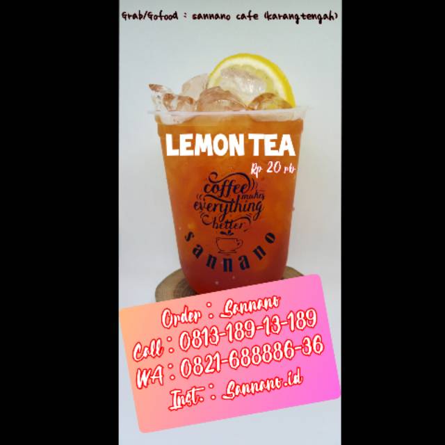 

Lemon Tea Iced (fresh drink/minuman segar/sari)