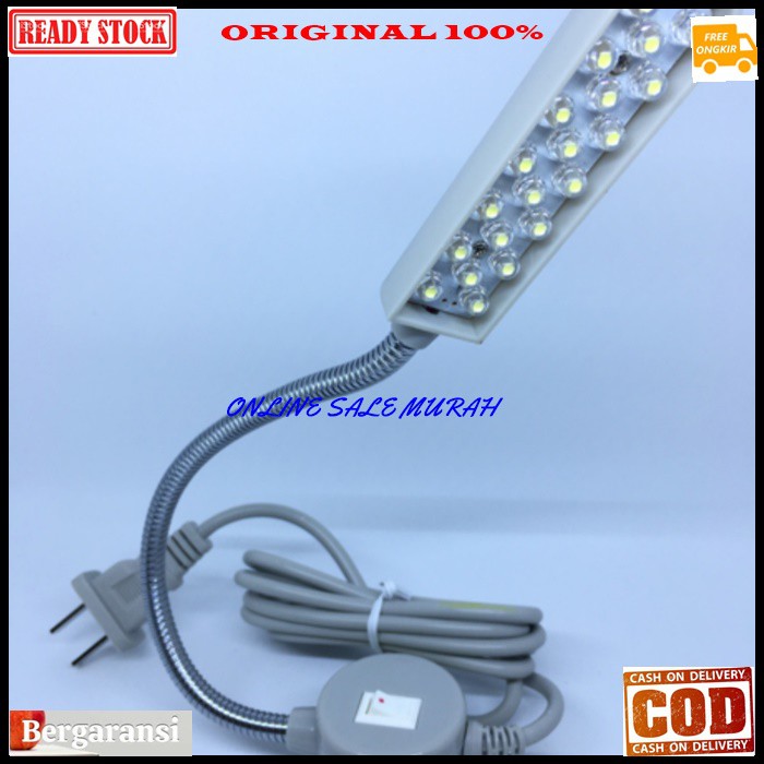 G410 Lampu belajar spiral lamp baca magnet led light power terang saklar mesin fleksibel belalai lentur lamp emergency bohlam penerangan hias G410  Senter gantung sorot dinding besi magnetic hias  Lampu Mesin LED 20 Titik Model Belalai Magnet  Ti