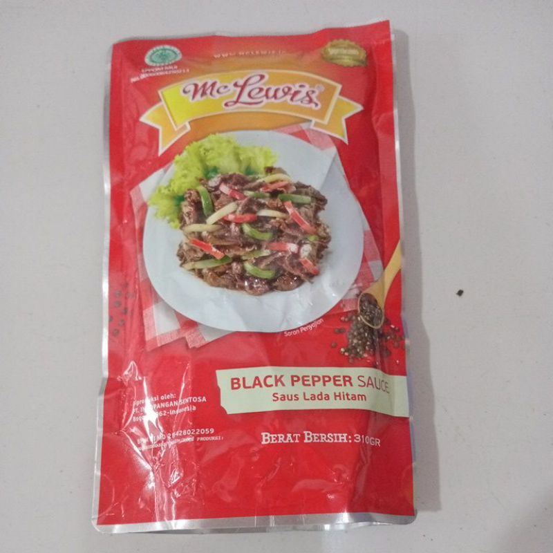 

MC LEWIS BLACK PEPPER SAUCE 310GR