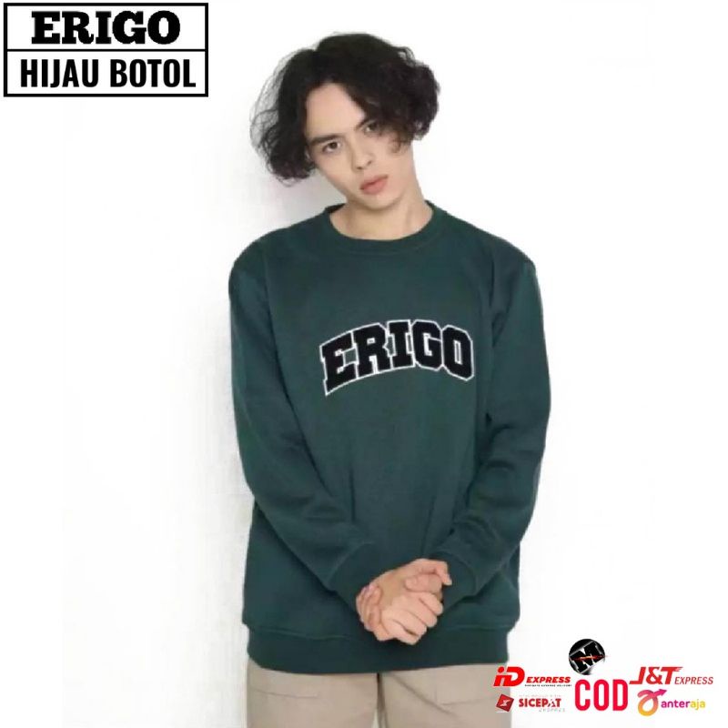 [ Bisa Cod ] Sweater Big Size ERIGO - S M L XL 2XL 3XL 4XL 5XL Oblong Distro Murah Pria Wanita jumbo