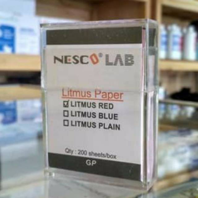 Kertas litmus nesco kertas lakmus
