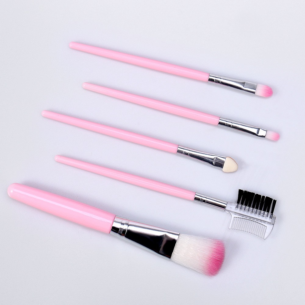 (READY &amp; ORI) OTWO.O Otwoo 5 Pcs Set Make Up Brush Set Pink O Two O - 1888 Kuas Blending kit