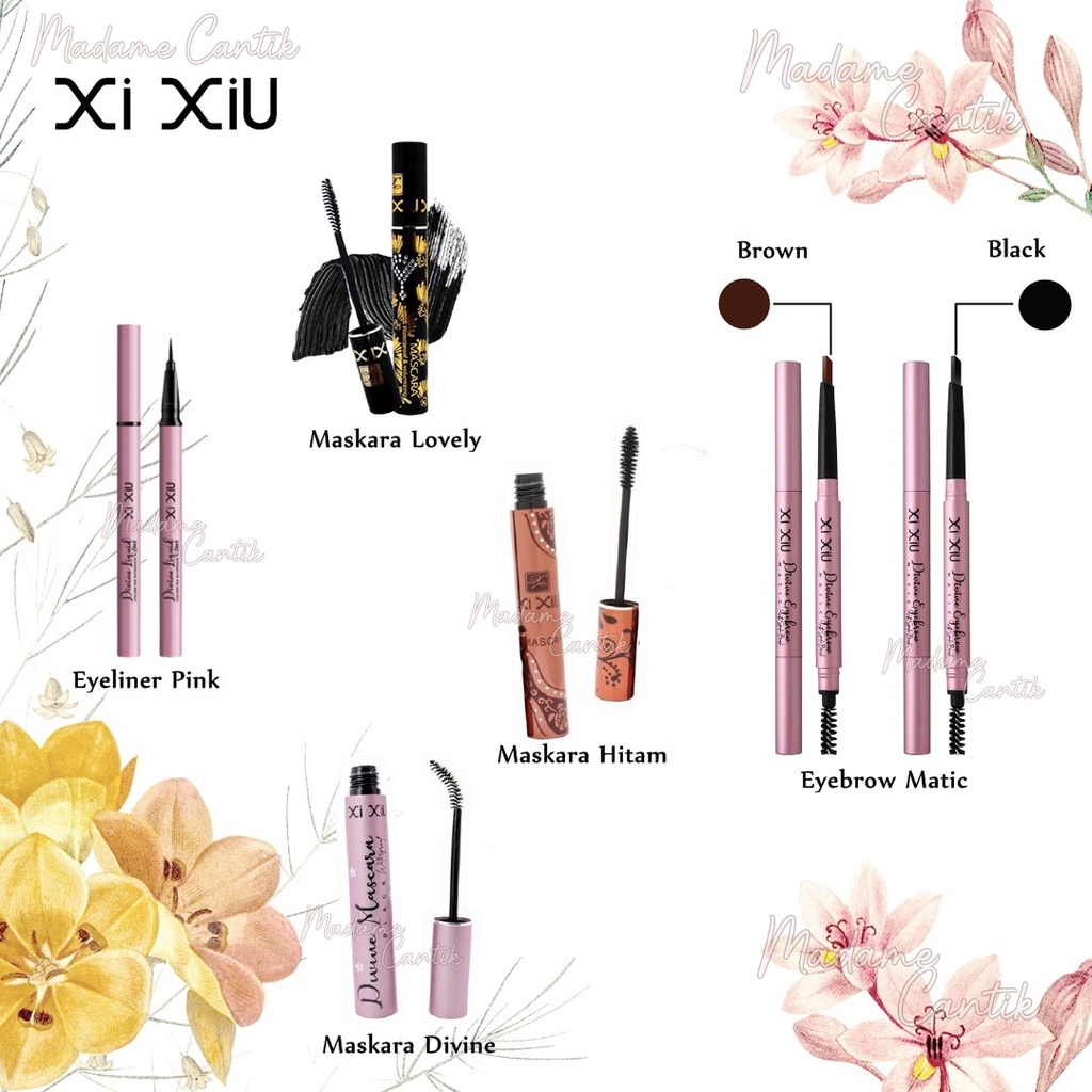 ✿ MADAME ✿ XI XIU LOVELY MASCARA DIVINE WATERPROOF MASCARA VOLUMIZING XI XIU BPOM