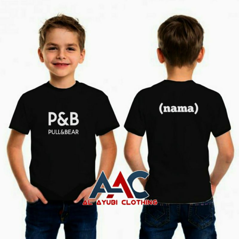 Kaos Anak Pull And Bear - Banyak Varian Warna