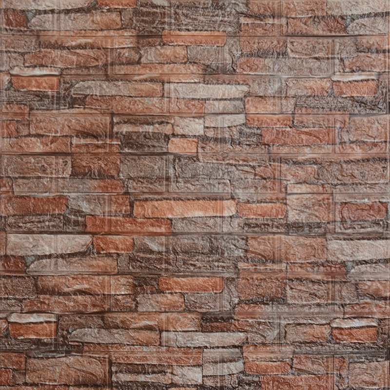 [COD] Wallpaper Dinding 77 x 70 CM Stiker Wallfoam 3D Sticker Dekorasi Kamar Rumah Murah Seri Batu Alam-Batu Budaya