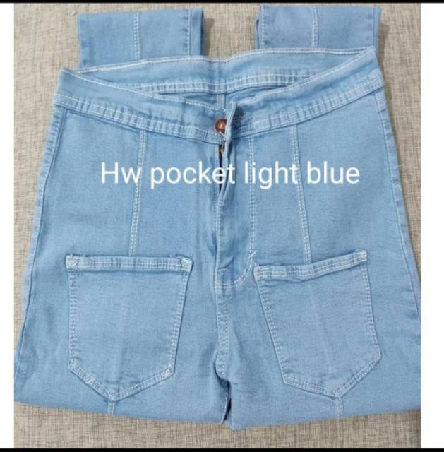 CELANA JEANS HW FRONT POCKET / HW KANTONG DEPAN ( GOOD QUALITY )