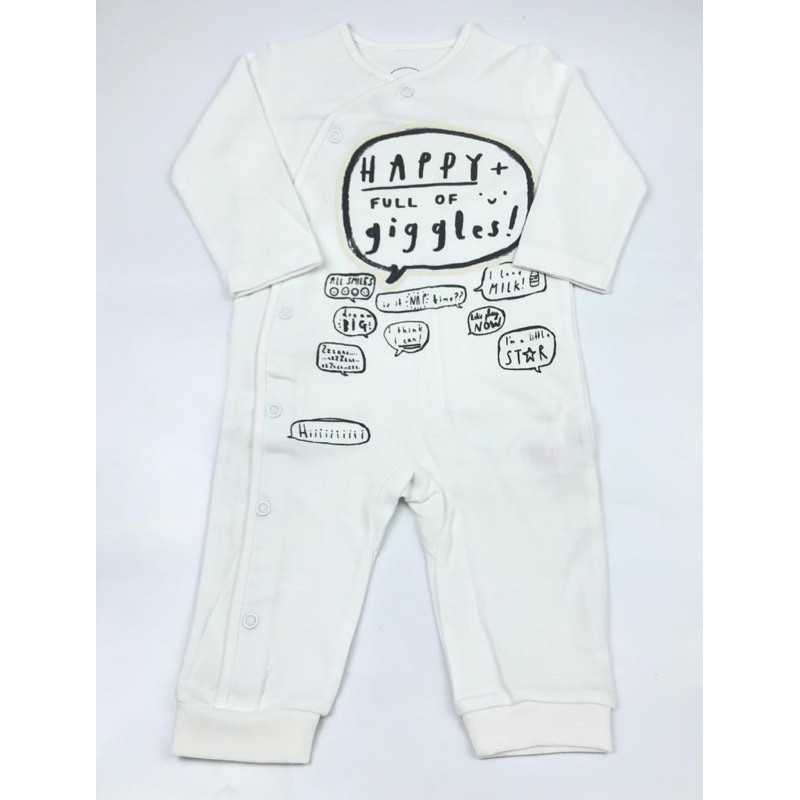 BABY K2 - Sleepsuit buka kaki isi 3 pcs motif happy