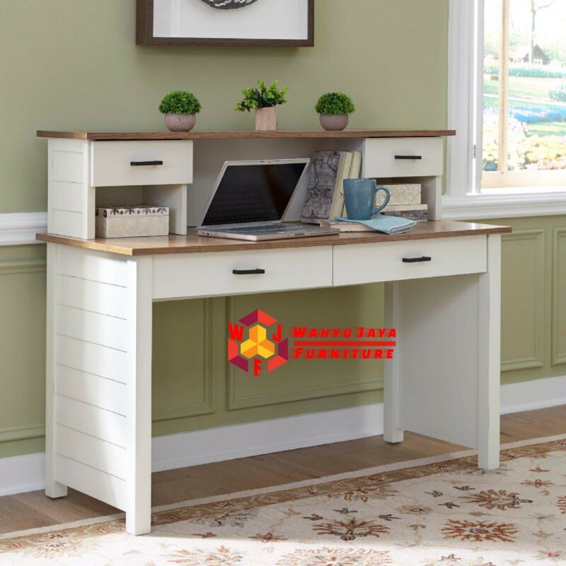 Meja Belajar Anak Putih Minimalis