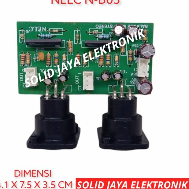 KIT BALANCE INPUT STEREO INPUT BALANCE STEREO AUDIO NELC N-B05