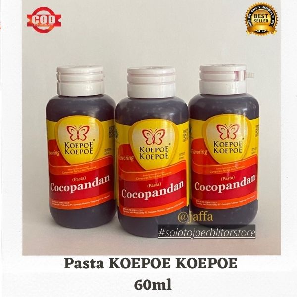 

Pasta KOEPOE KOEPOE 60ml - Cocopandan | Pasta Perisa Makanan Rasa Cocopandan pandan | Original Halal