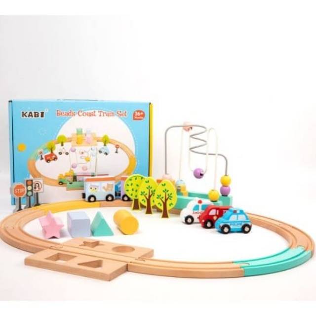 KABI BEADS TRAIN - Mainana kereta api - mainan edukasi