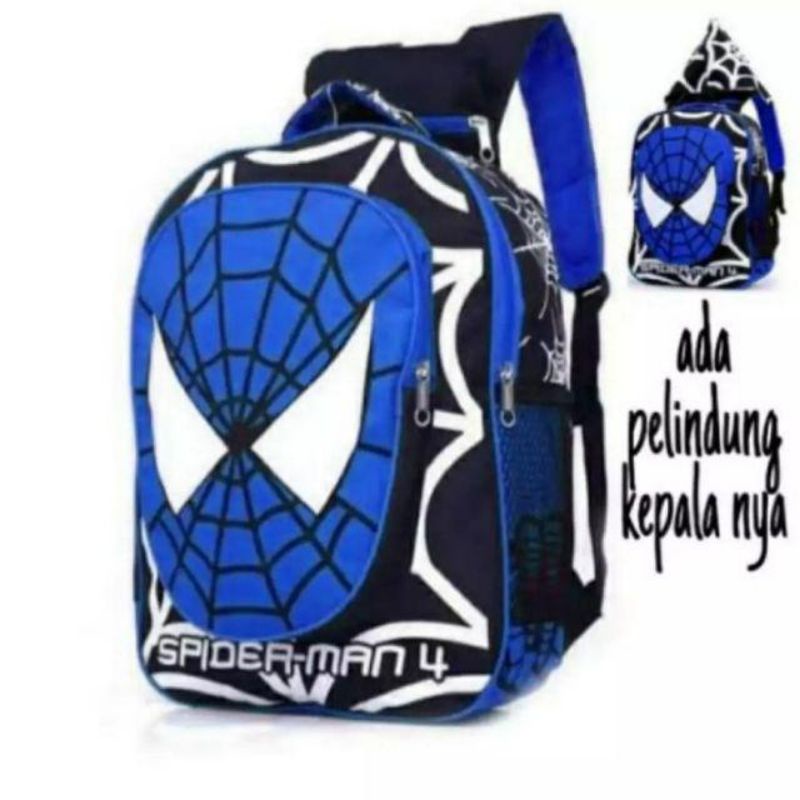 Tas Ransel Anak Sekolah Karakter Spiderman - Tas Anak SD - Tas Anak Laki-laki