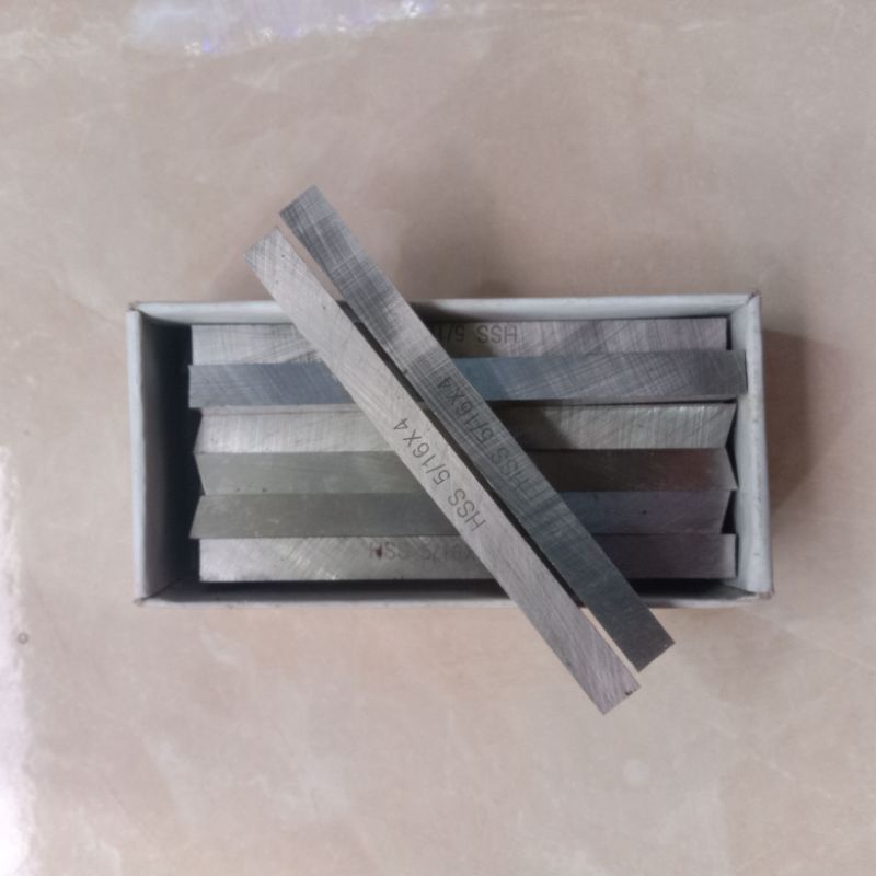 mata pisau bubut hss 5/16 x 4 inchi / pahat bubut persegi hss 5/16 x 4 inchi