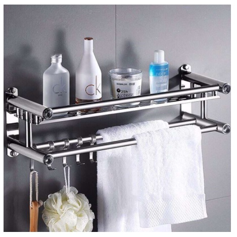 RAK HANDUK DINDING KAMAR MANDI