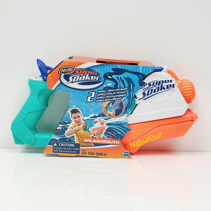 Nerf Super Soaker Splashmouth Tembakan Air Original Hasbro
