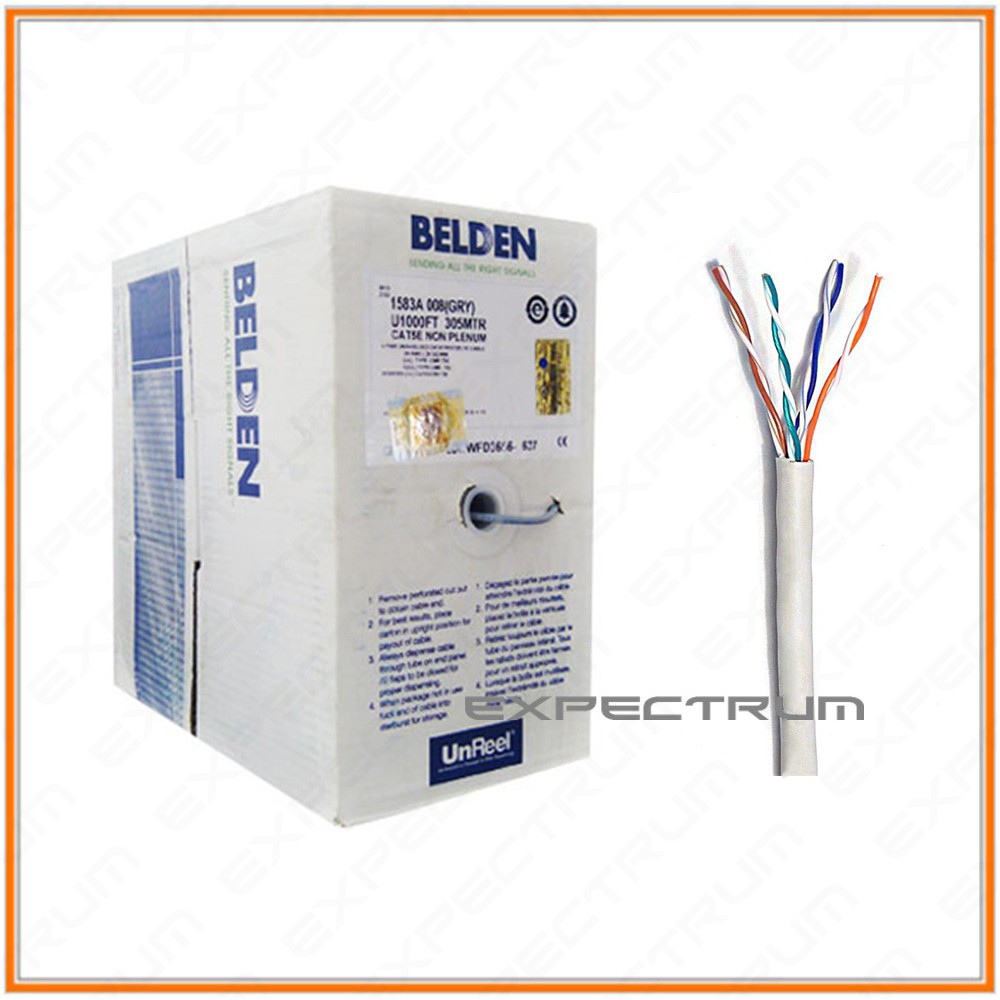 PROMO Kabel UTP BELDEN CAT 5 USA ORIGINAL Cat5 e Meteran