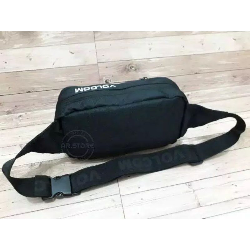 TAS VOLCOM WAISTBAG VOLCOM TAS SELEMPANG VOLCOM PREMIUM LOGO BESI