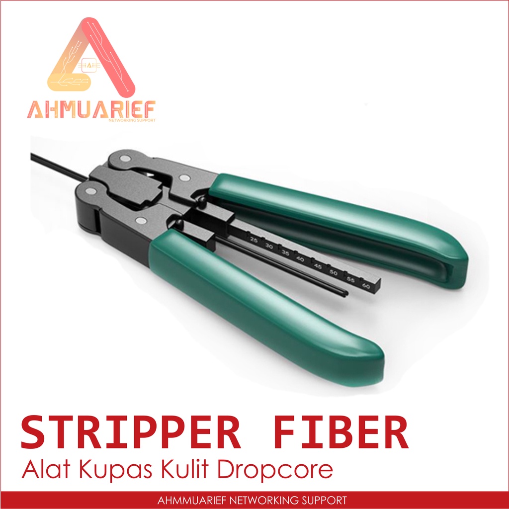 Stripper Striper Dropcore Fiber Optik Tang Pengupas Kabel Dropcore Drop Core FTTH