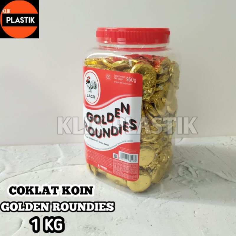 

COKLAT KOIN GOLDEN ROUNDIES LEBARAN 1 KG PERMEN COKLAT KOIN KILOAN KUE LEBARAN