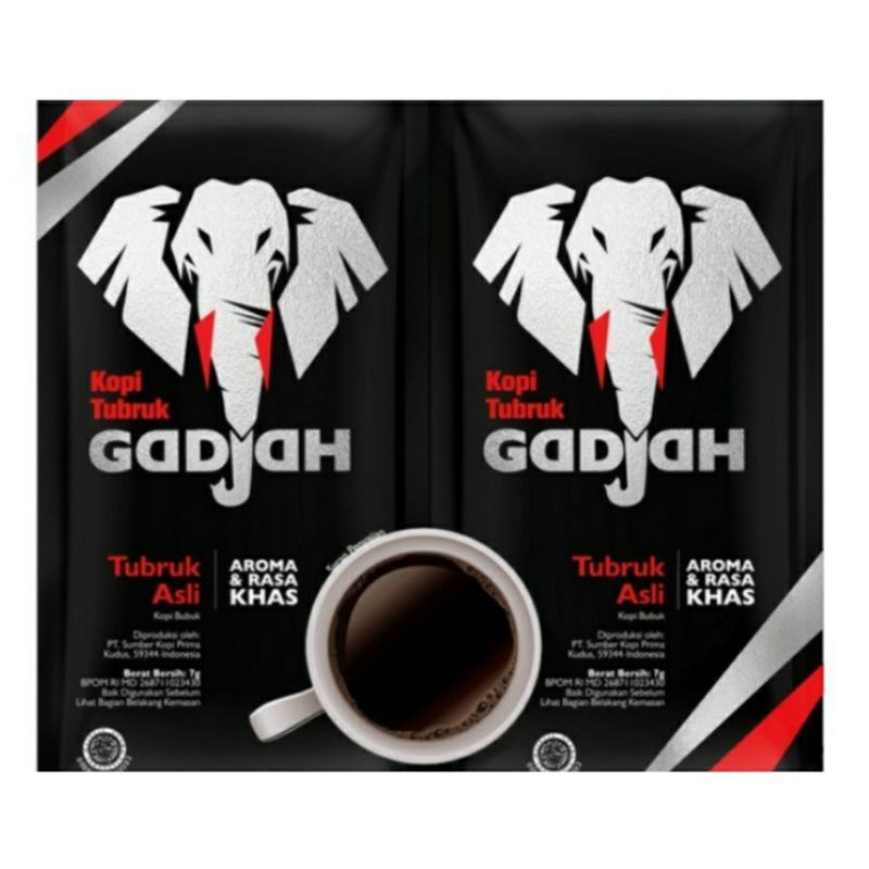 

KOPI TUBRUK GADJAH ASLI 7GR HITAM