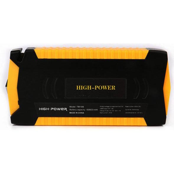 Taffware Power Bank 69800mAh Car Jump Starter 12V 4 Port USB &amp; Senter - TM19B - Black/Yellow