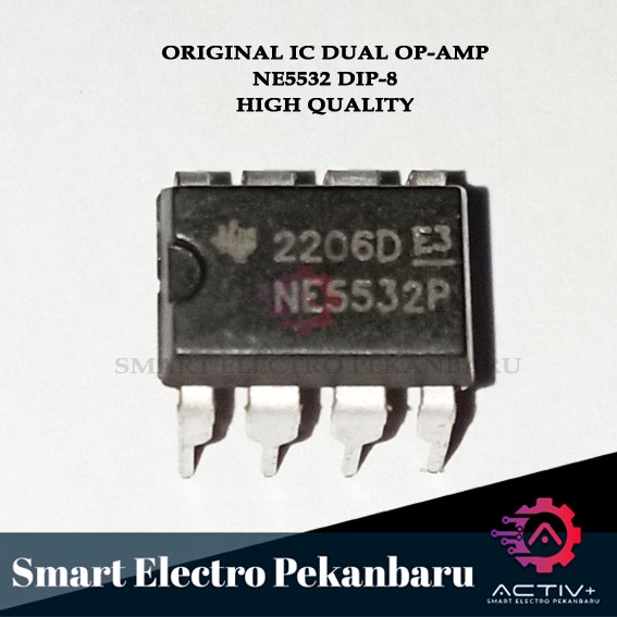 Jual ORIGINAL IC NE5532P DIP-8 IC Dual Amplifier Komparator NE5532 OP