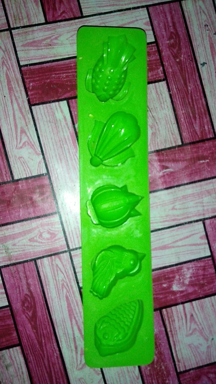 Cetakan Kue Bangkit Dan Sagu Plastik 5 Variasi Motif