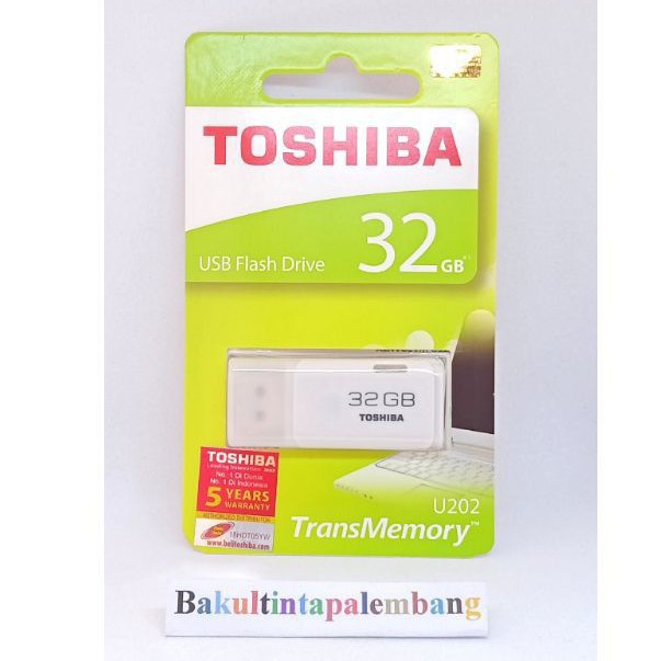 Original Flashdisk Toshiba 32 GB - Putih, 32 gb