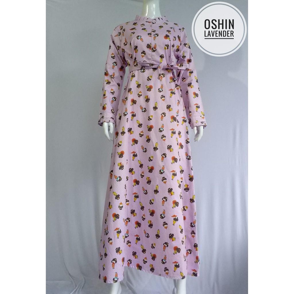 Populer Berkualitas Oshin Katun Jepang Gamis Motif Ory