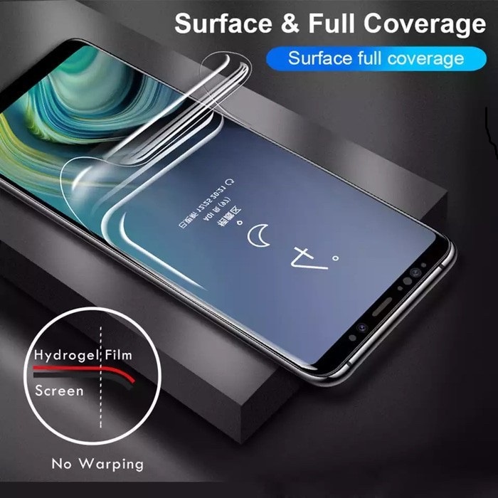 SAMSUNG M11 M21 M31 M51 ANTI GORES HYDROGEL PLASTIK DEPAN CLEAR BENING BAGIAN LAYAR SCREEN GUARD FULL COVER JELL BUKAN KACA TEMPRED