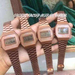 jam casio wanita rose gold