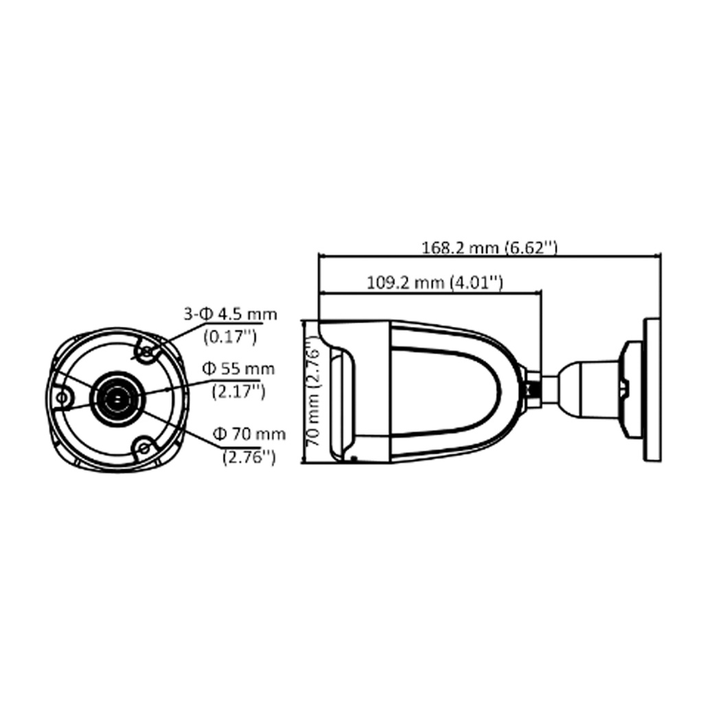 HIKVISION DS-2CE10HFT-F Hikvision 5MP ColorVu Mini Bullet HDTVI Camera