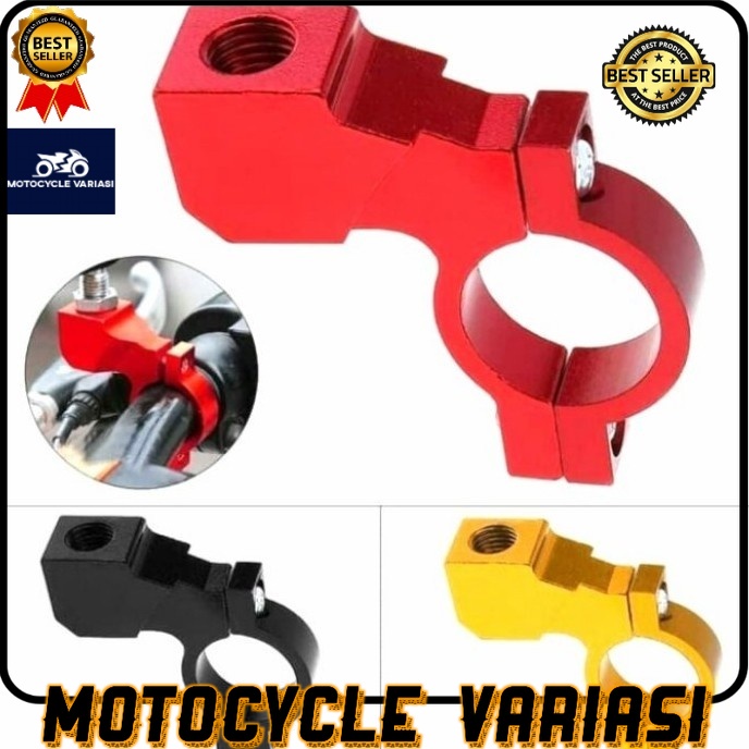 breket dudukan spion drat honda 2pcs FULL CNC universal stang terbuka