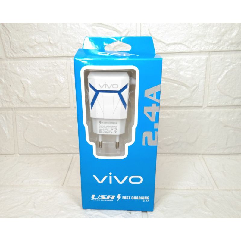 CHARGER V1V0 LED BRANDED 2.4 A TRAVEL CAS HP BRAND FAST