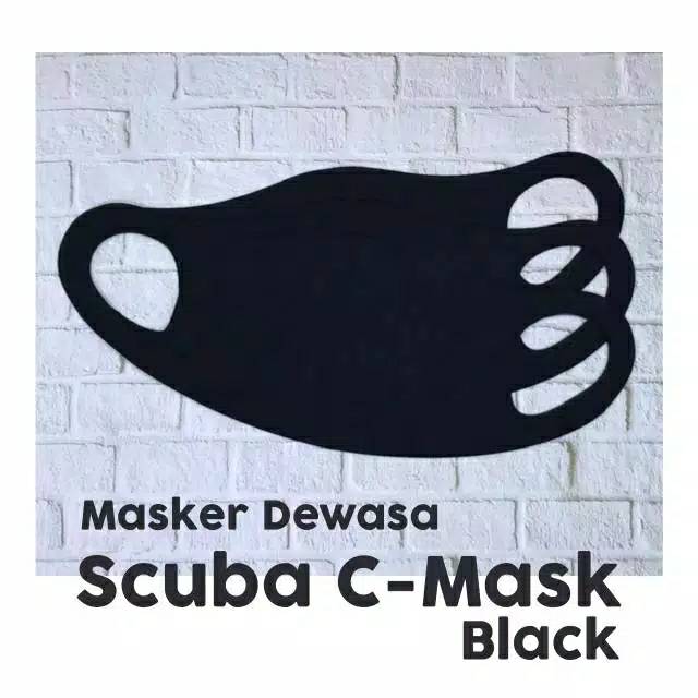 Fourfashion MASKER SKUBA TANPA JAHITAN SCUBA