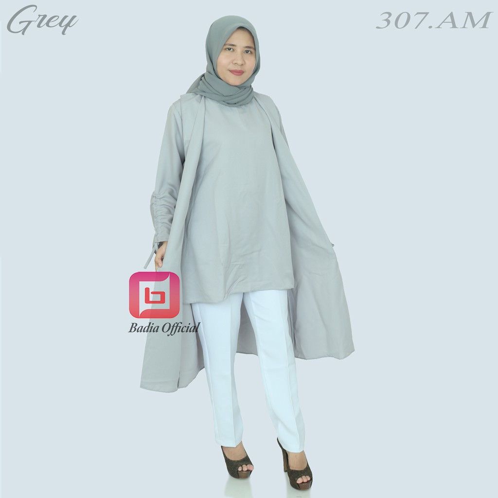 tunik sabyan semi outer plus blouse sabian muslimah syari wanita premium