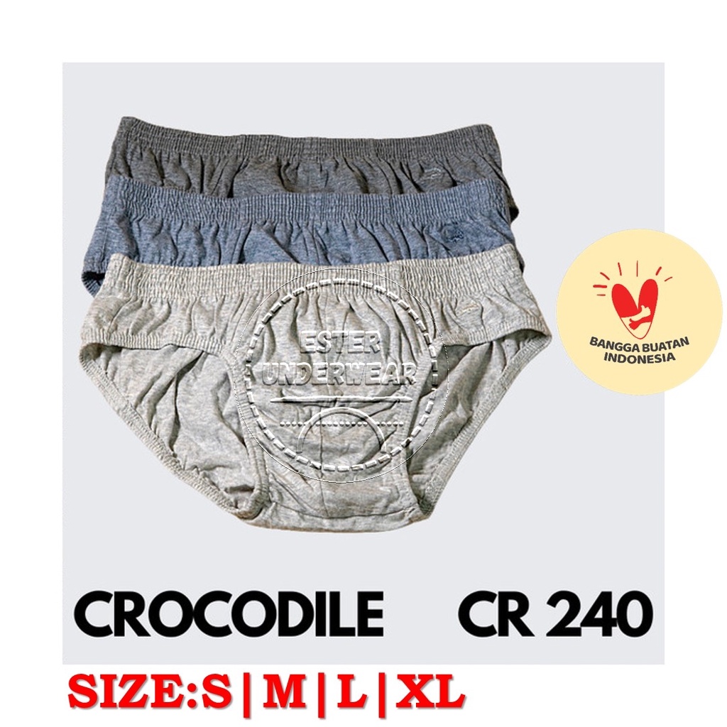 Celana Dalam Pria CROCODILE  CR 240 ISI-3 PCS