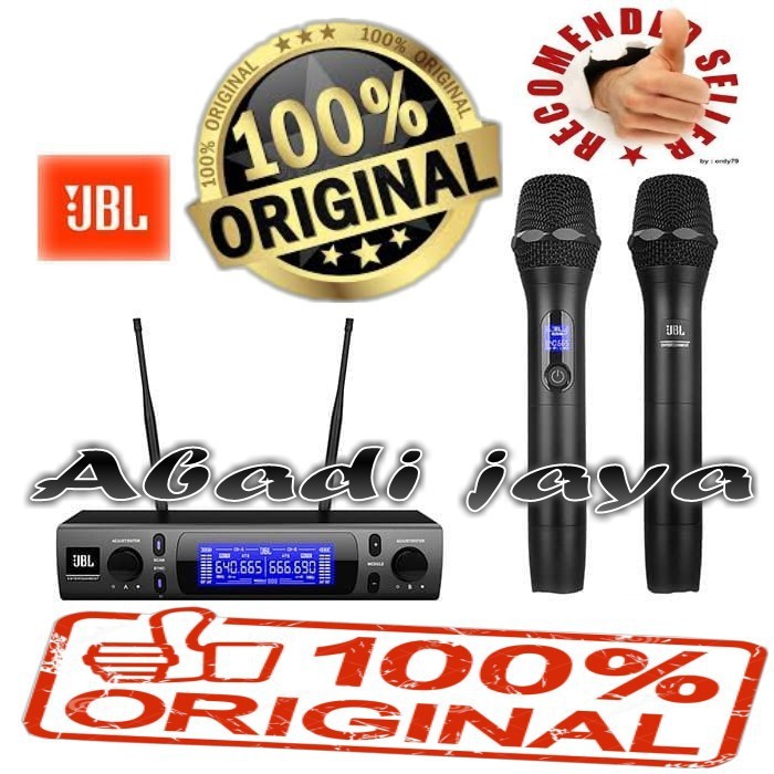 Mic Wireless JBL VM300 Original Handheld JBL VM 300